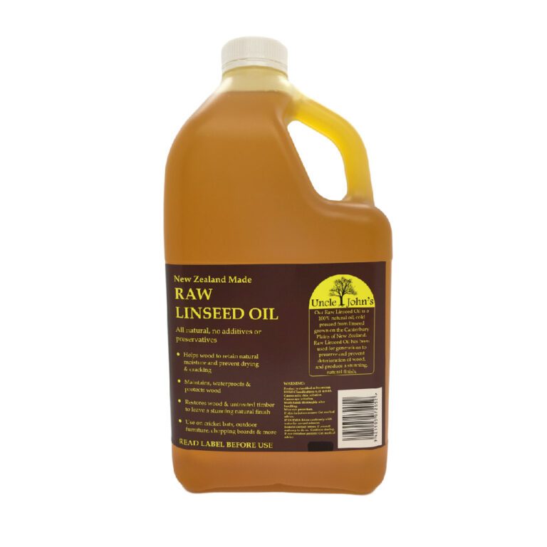 2 Litre Uncle Johns Raw Linseed Oil Uncle John's Raw Linseed Oil